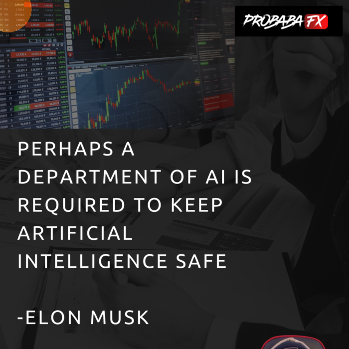 Elon Musk: “Perhaps a department of AI” is required to keep artificial intelligence “safe.”