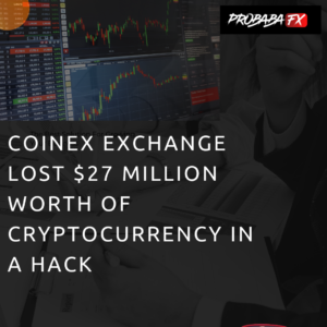 Read more about the article $27 million worth of cryptocurrency was allegedly stolen from the CoinEx exchange in a hack.