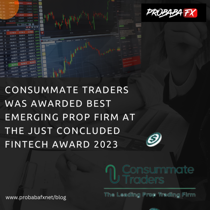 Consummate Traders is named the Best Emerging Prop Firm in the World. 