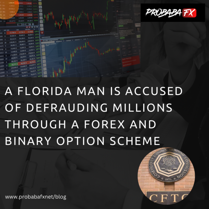 A Florida man is accused of defrauding millions through a Forex and binary options scheme.