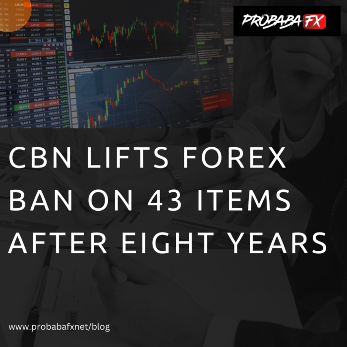 CBN lifts ban on 43 items after eight years