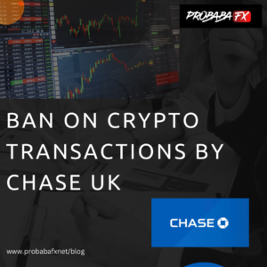 Read more about the article Ban on Crypto Transactions by Chase UK