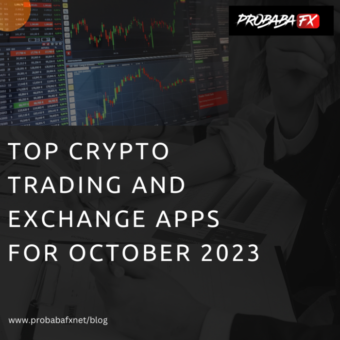 The top cryptocurrency trading and exchange apps for October 2023