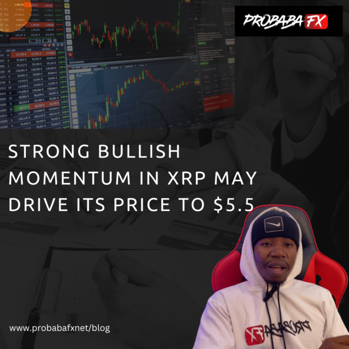Strong bullish momentum in XRP may drive its price to $5.5