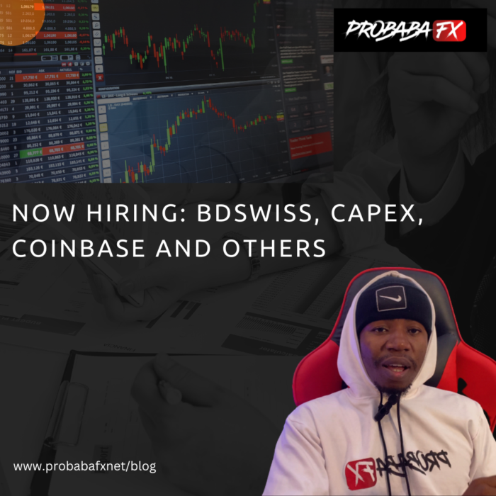 Now Hiring: BDSwiss, CAPEX, Coinbase, and Others