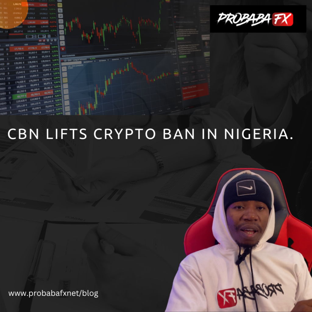 The CBN Has Finally Lifted The "crypto Ban" In Nigeria. - Probaba EA ...