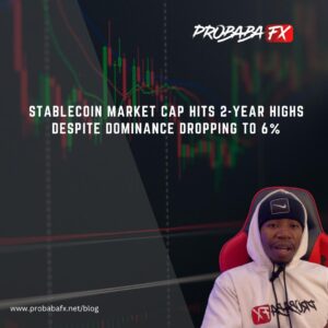 Read more about the article Stablecoin Market Cap Hits 2-Year Highs Despite Dominance Dropping to 6%