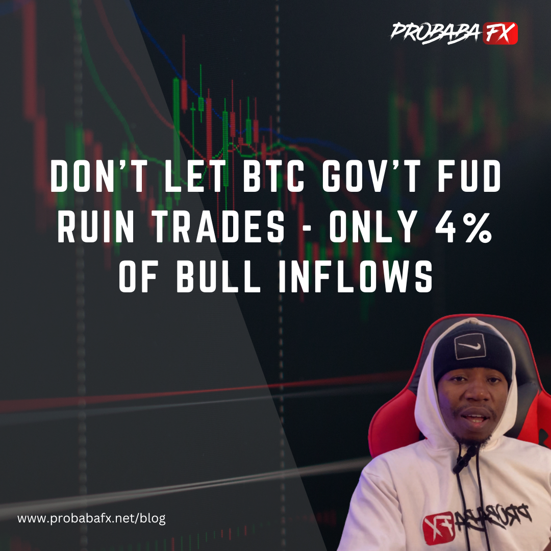 You are currently viewing Don’t Let BTC Gov’t FUD Ruin Trades – Only 4% of Bull Inflows