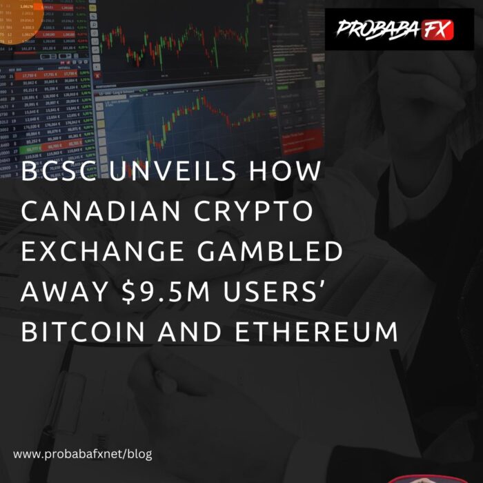 BCSC Unveils How Canadian Crypto Exchange Gambled Away $9.5M Users’ Bitcoin and Ethereum